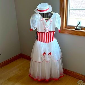 Mary Poppins costume. Dress and hat.